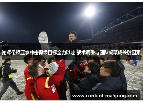 谢晖带领亚泰冲击保级目标全力以赴 战术调整与团队凝聚成关键因素 谢晖带领亚泰冲击保级目标全力以赴 战术调整与团队凝聚成关键因素