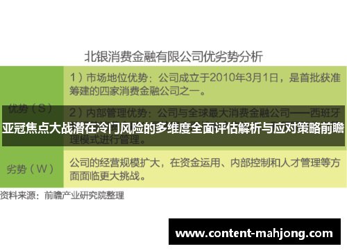 亚冠焦点大战潜在冷门风险的多维度全面评估解析与应对策略前瞻