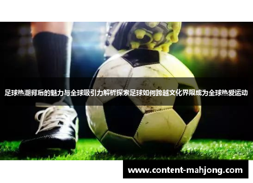 足球热潮背后的魅力与全球吸引力解析探索足球如何跨越文化界限成为全球热爱运动